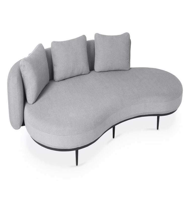 Canapé de jardin ORGANIX LOUNGE 01A de Royal Botania, Light boulce grey