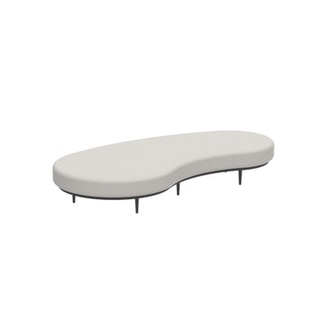 Coussin d'assise OGXL01 pour canapé ORGANIX LOUNGE de Royal Botania, Iron grey velvet