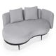 Canapé de jardin ORGANIX LOUNGE 02A de Royal Botania, Light boucle grey 