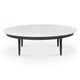 Table basse de jardin ORGANIX LOUNGE de Royal Botania, Ø.120 cm, Plateau céramique Cemento luminoso