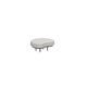 Pouf ORGANIX LOUNGE 08A, Structure anthracite, Light boucle grey