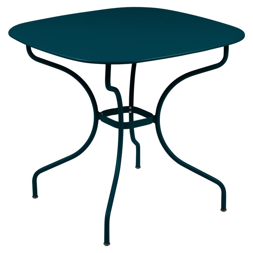 Table carronde OPÉRA + de Fermob, Bleu acapulco Table carronde OPÉRA + de Fermob, Bleu acapulco