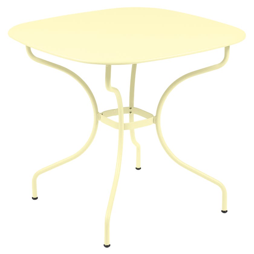 Table carronde OPÉRA + de Fermob, Citron givré Table carronde OPÉRA + de Fermob, Citron givré