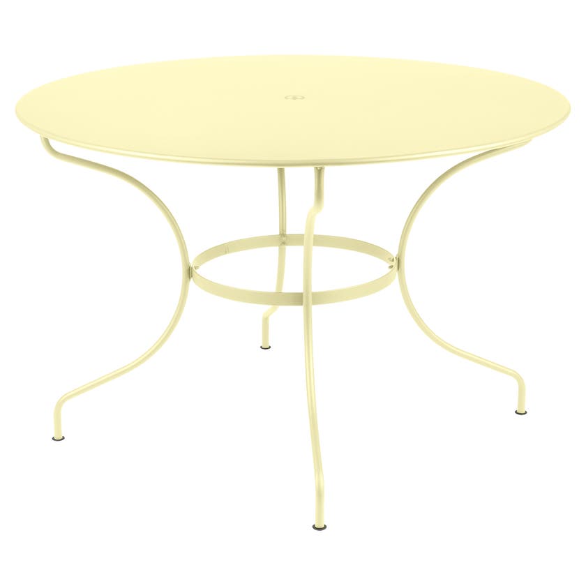 Table ronde OPÉRA + de Fermob, D. 117, Citron givré Table ronde OPÉRA + de Fermob, D. 117, Citron givré