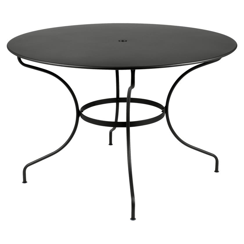 Table ronde OPÉRA + de Fermob, D. 117, Réglisse Table ronde OPÉRA + de Fermob, D. 117, Réglisse
