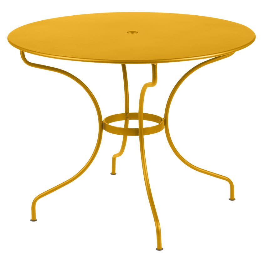 Table ronde OPÉRA + de Fermob, D. 96, Miel Table ronde OPÉRA + de Fermob, D. 96, Miel