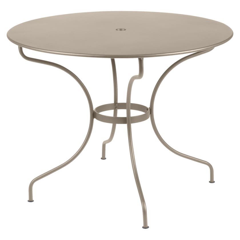 Table ronde OPÉRA + de Fermob, D. 96, Muscade Table ronde OPÉRA + de Fermob, D. 96, Muscade