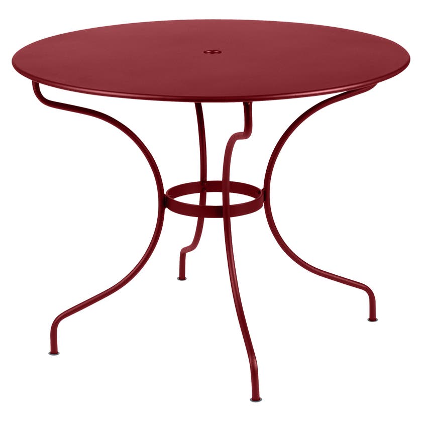 Table ronde OPÉRA + de Fermob, D. 96, Piment Table ronde OPÉRA + de Fermob, D. 96, Piment
