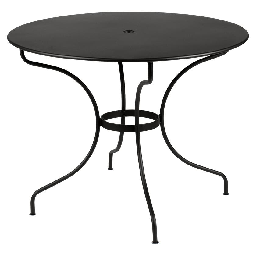 Table ronde OPÉRA + de Fermob, D. 96, Réglisse Table ronde OPÉRA + de Fermob, D. 96, Réglisse