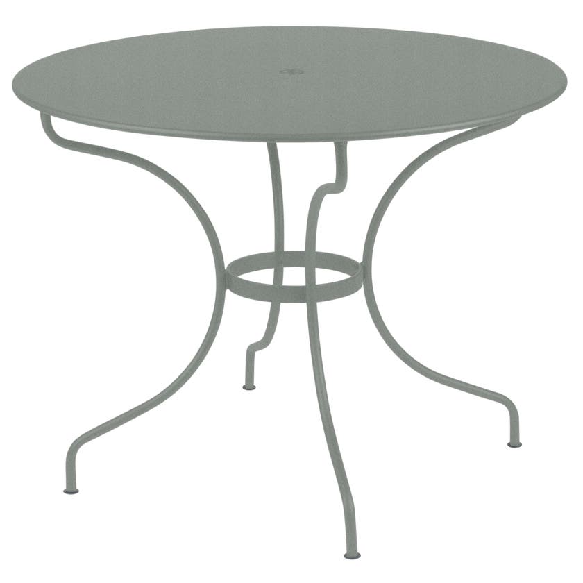 Table ronde OPÉRA + de Fermob, D. 96, Gris lapilli Table ronde OPÉRA + de Fermob, D. 96, Gris lapilli