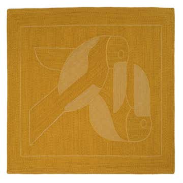Tapis extérieur DIEGO ET FRIDA d'Elitis, 250 x 350 cm, Safran