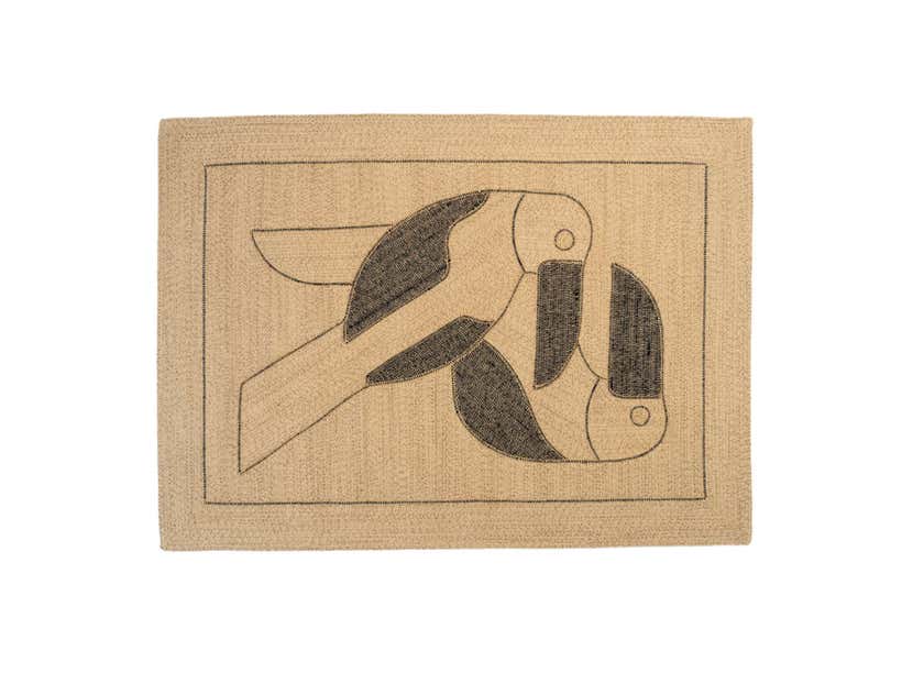 Tapis extérieur DIEGO ET FRIDA d'Elitis, 180 x 250 cm, Natural black Tapis extérieur DIEGO ET FRIDA d'Elitis, 180 x 250 cm, Natural black
