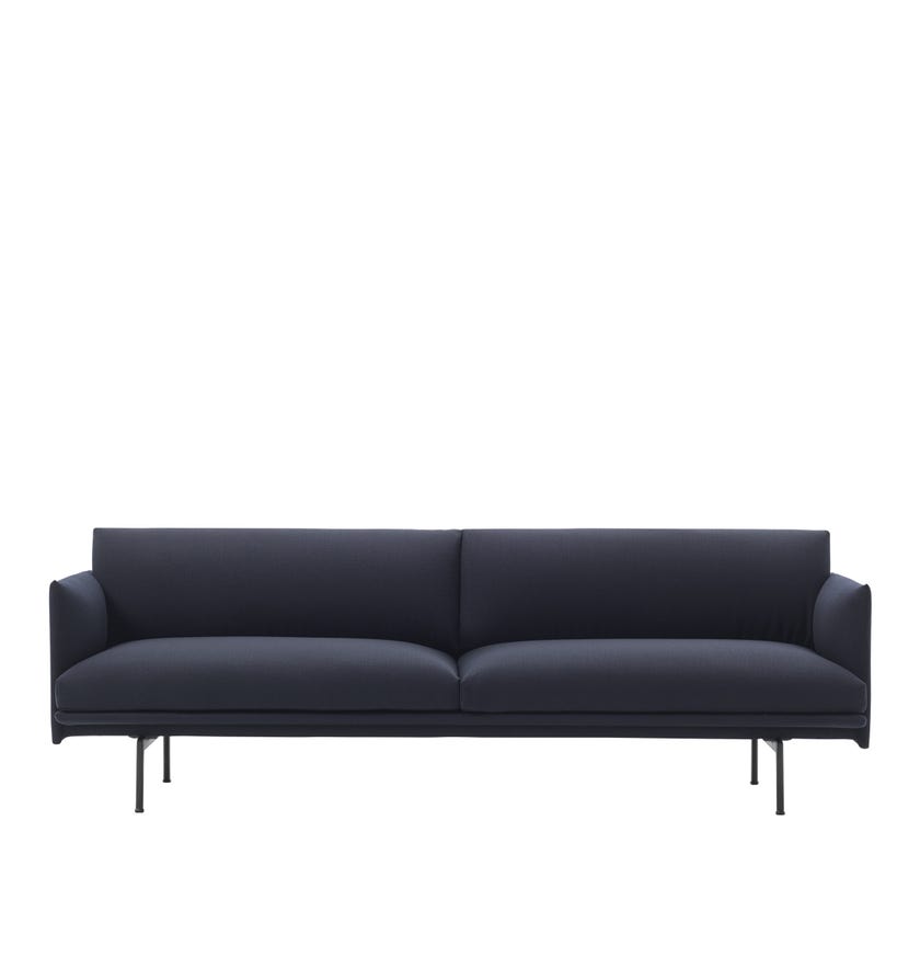 Canapé OUTLINE de Muuto, 2 places, Vidar 554