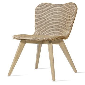 Chaise LILY en chêne, White wash