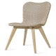 Chaise LILY en chêne, Snow wash