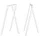 PAIRE DE TRETEAUX LOOP BLANC de HAY