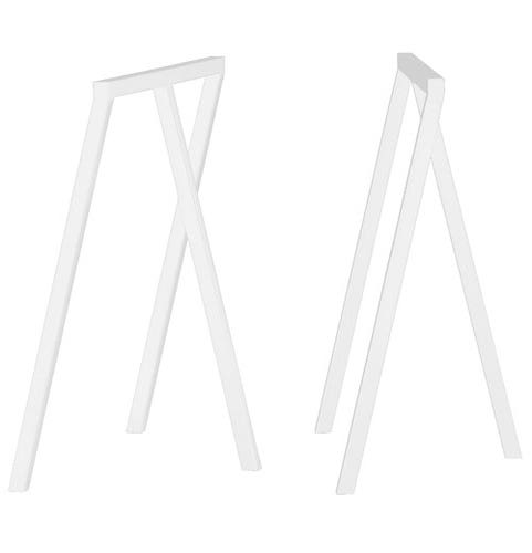 PAIRE DE TRETEAUX LOOP BLANC de HAY