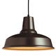 Suspension HERCULES, D.50, Noir et or