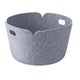 Panier RESTORE ROND, Gris