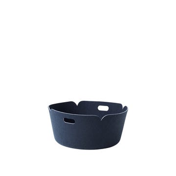 Panier RESTORE ROND de Muuto, Midnight blue