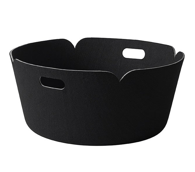 Panier RESTORE ROND de Muuto, Noir Panier RESTORE ROND de Muuto, Noir