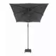 Parasol NIZA de Gescova, 300x300 socle 120kg coloris noir
