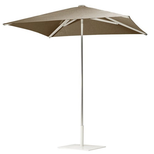 Parasol carré PIAZZETTA de Emu, 200 x 200 cm, Aluminium - Tourterelle Parasol carré PIAZZETTA de Emu, 200 x 200 cm, Aluminium - Tourterelle