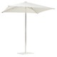 Parasol carré SHADE avec socle, 200 x 200, Aluminium - Blanc de Emu