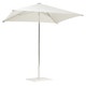 Parasol carré SHADE de Emu, 200 x 200 cm, Aluminium - Blanc