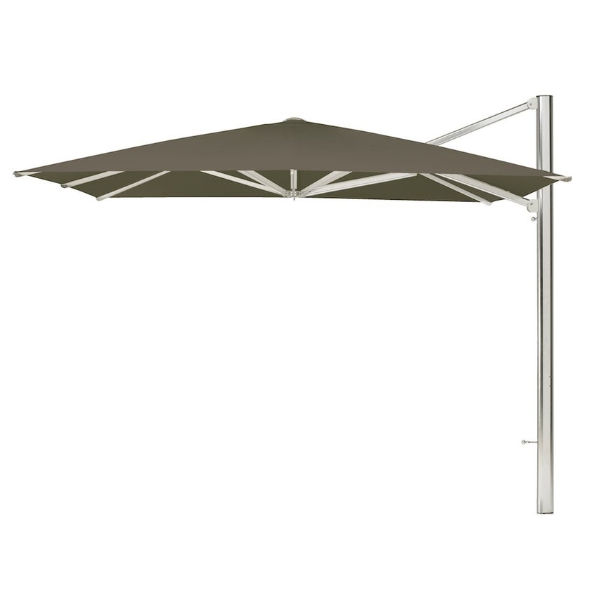 Parasol déporté SHADE de Emu, 300 x 300, Structure aluminium, Toile tourterelle, Sans socle Parasol déporté SHADE de Emu, 300 x 300, Structure aluminium, Toile tourterelle, Sans socle