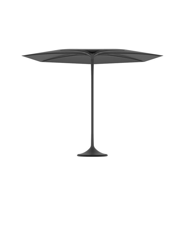 Parasol mât central PALMA de Royal Botania, Ø.300 cm, Structure anthracite, Toile noire, Sans socle Parasol mât central PALMA de Royal Botania, Ø.300 cm, Structure anthracite, Toile noire, Sans socle