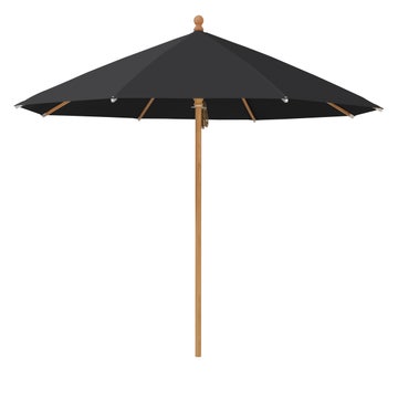 Parasol PIAZZINO de Glatz, D. 350, 408 Black