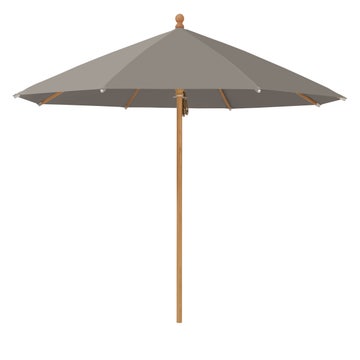 Parasol PIAZZINO de Glatz, D.300, 461 Taupe