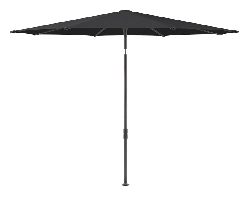 Parasol SMART de Glatz, Ø.250 cm, Structure anthracite, Toile 408 Black Parasol SMART de Glatz, Ø.250 cm, Structure anthracite, Toile 408 Black