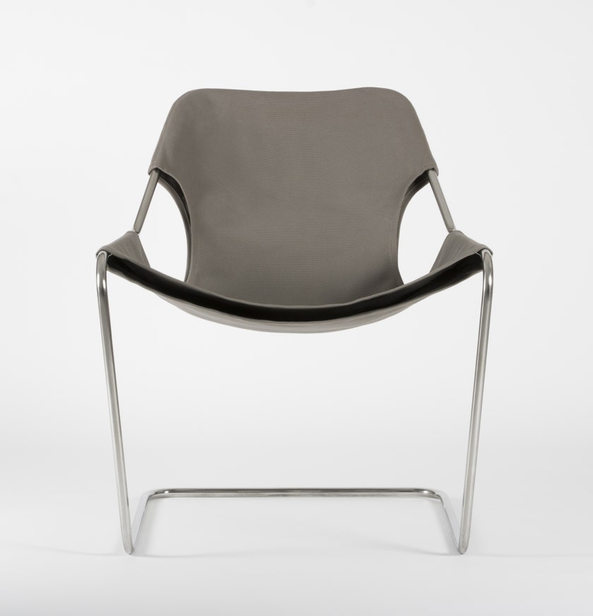 Fauteuil PAULISTANO de Objekto, Gris olive