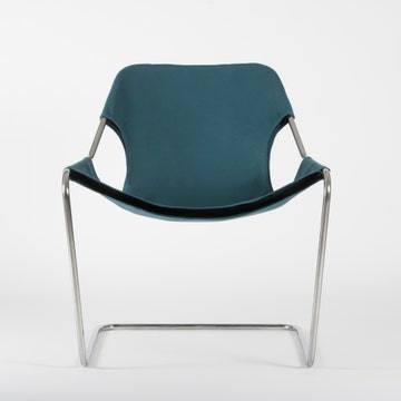 Fauteuil PAULISTANO de Objekto, Turquoise