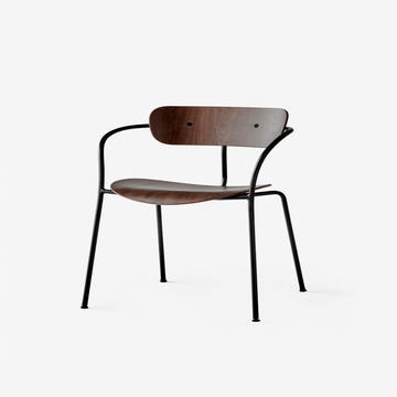Chaise PAVILION AV2 de &TRADITION, Lacquered walnut