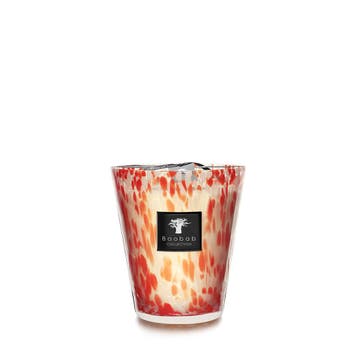 Bougie MAX 24 Corail PEARLS de Baobab Collection
