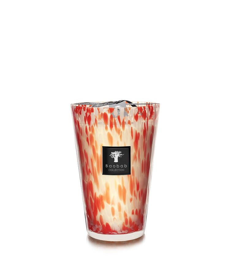 Bougie MAXI MAX Corail PEARLS de Baobab Collection Bougie MAXI MAX Corail PEARLS de Baobab Collection
