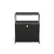 Petit meuble de rangement USM Haller O1, Noir graphite