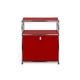 Petit meuble de rangement USM Haller O1, Rouge rubis