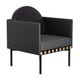 Fauteuil 2 accoudoirs GRID, Gris noir
