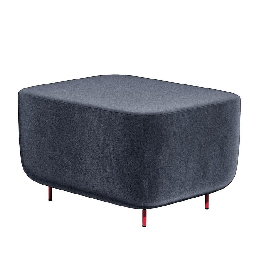Petit pouf HOFF de Petite Friture, Gris bleu