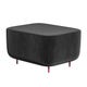 Petit pouf HOFF, Gris noir
