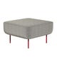 Pouf moyen HOFF, Gris noir