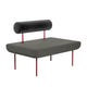 Grand fauteuil HOFF de Petite Friture, Gris noir