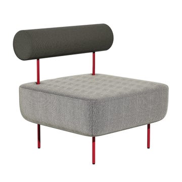 Fauteuil HOFF de Petite Friture, Gris noir