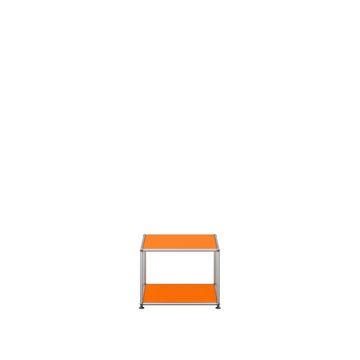 Petite table basse carrée USM Haller M22, Orange pur