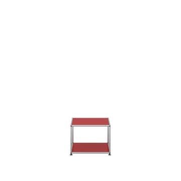 Petite table basse carrée USM Haller M22, Rouge rubis