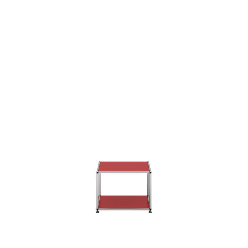 Petite table basse carrée USM Haller M22, Rouge rubis Petite table basse carrée USM Haller M22, Rouge rubis